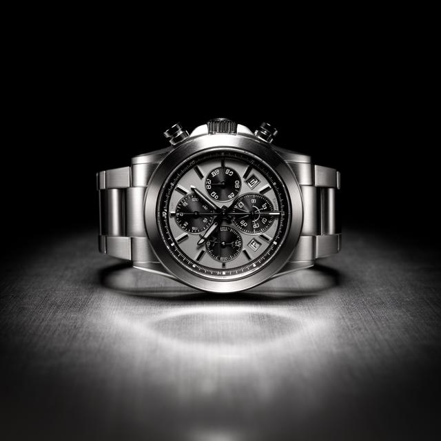 AI macro photo of a luxury watch